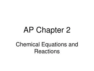 AP Chapter 2