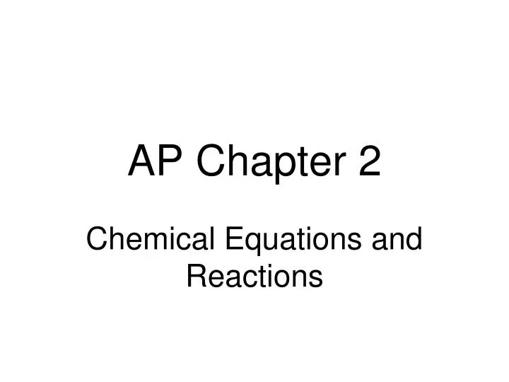 ap chapter 2