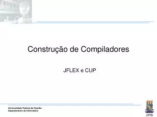 constru o de compiladores