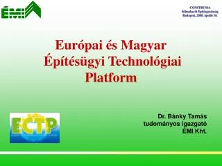 eur pai s magyar p t s gyi technol giai platform