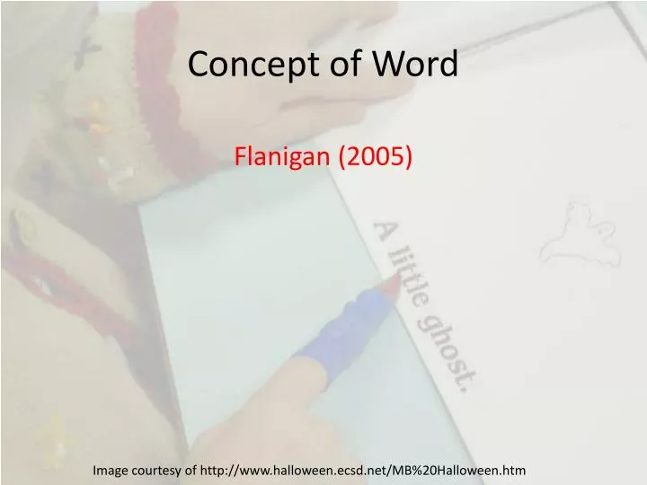 concept of word