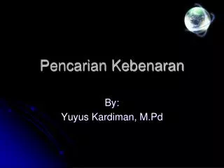 pencarian kebenaran