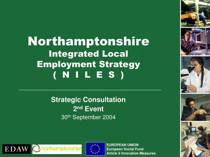 northamptonshire integrated local employment strategy n i l e s