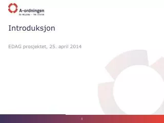 introduksjon