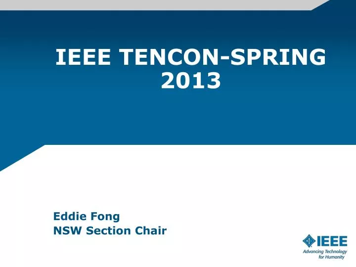 ieee tencon spring 2013