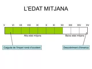 l edat mitjana