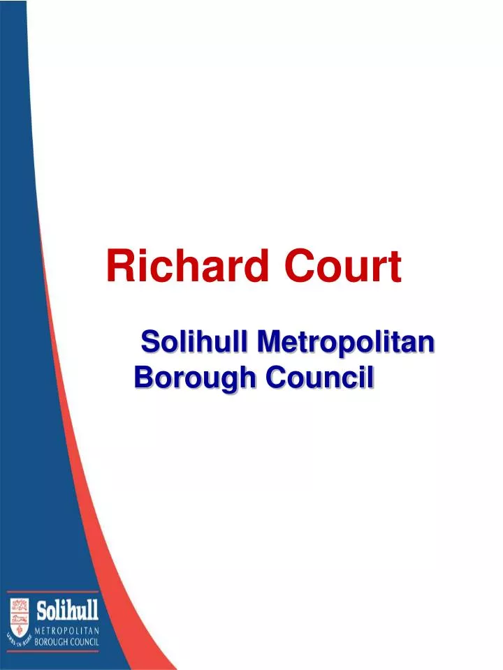 richard court solihull metropolitan borough council