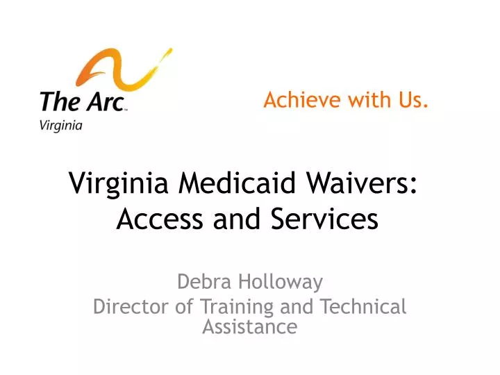 virginia medicaid waivers access and services