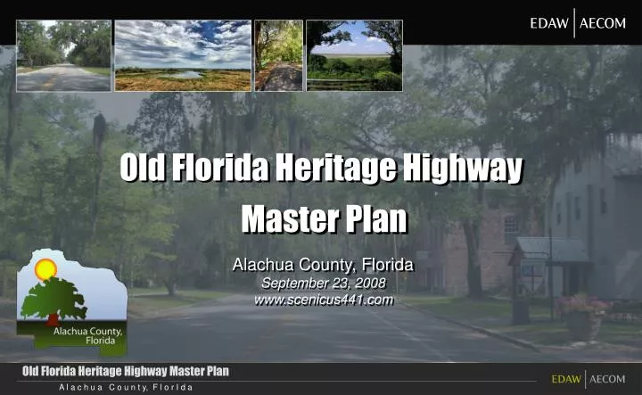 old florida heritage highway master plan