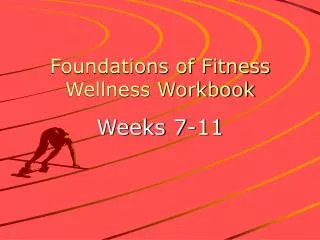 Foundations of Fitness Wellness Workbook