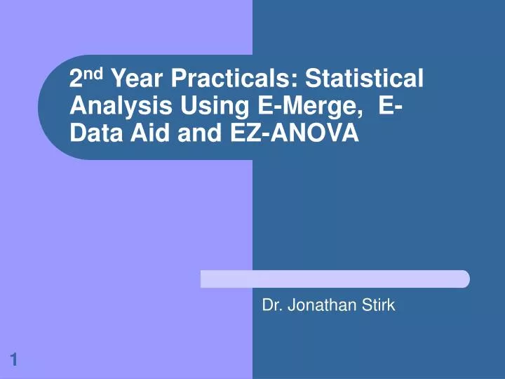 2 nd year practicals statistical analysis using e merge e data aid and ez anova