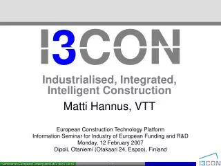 I 3 CON