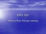 EDCI 553 - slide 1
