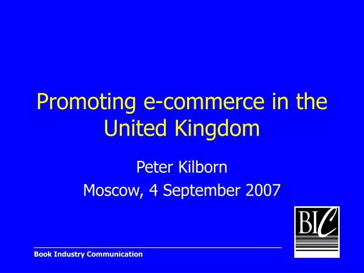 promoting e commerce in the united kingdom
