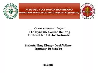 FAMU-FSU COLLEGE OF ENGINEERING Department of Electrical and Computer Engineering