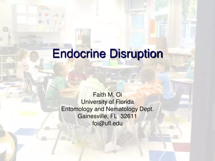 endocrine disruption