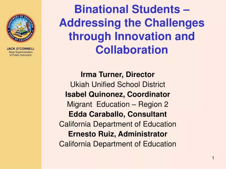 binational students addressing the challenges through innovation and collaboration