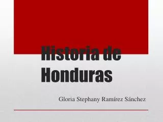 historia de honduras
