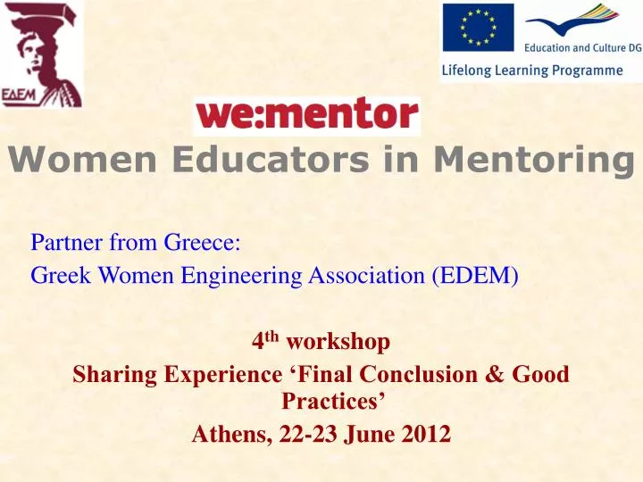women educators in mentoring