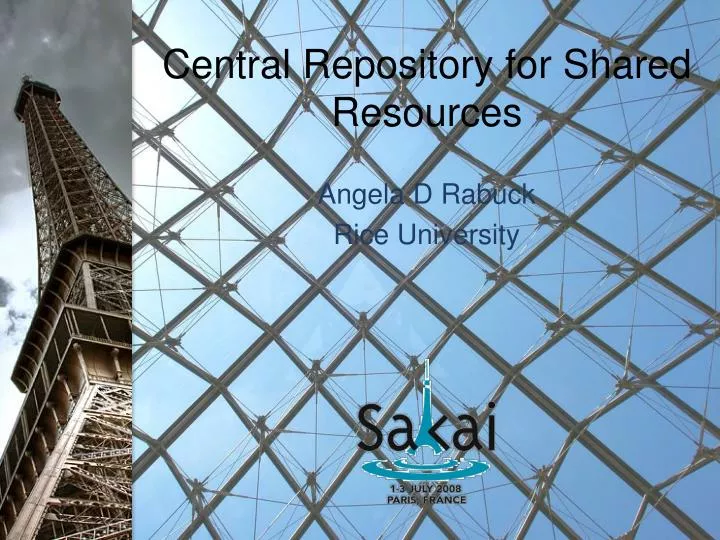 central repository for shared resources