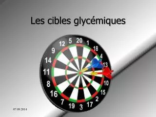 les cibles glyc miques
