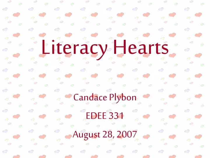 literacy hearts