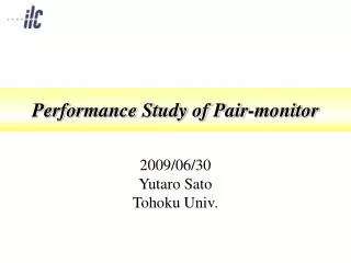 Performance Study of Pair-monitor