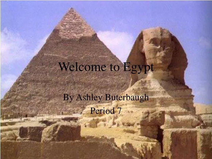 welcome to egypt