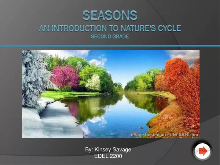 seasons an introduction to nature s cycle second grade