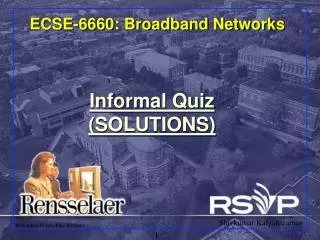 ECSE-6660: Broadband Networks