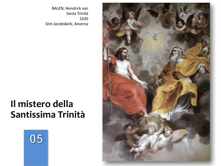 il mistero della santissima trinit