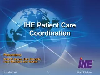 IHE Patient Care Coordination