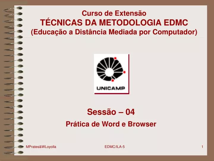 curso de extens o t cnicas da metodologia edmc educa o a dist ncia mediada por computador