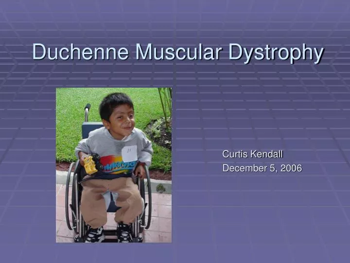 duchenne muscular dystrophy