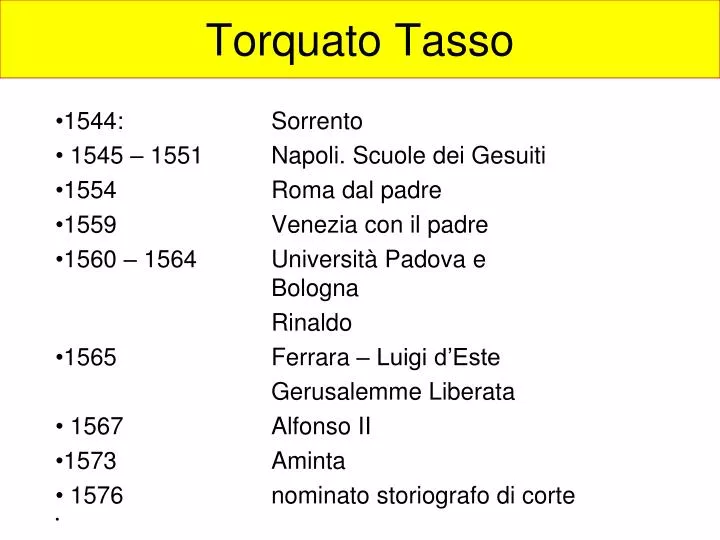 torquato tasso