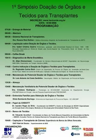 1 simp sio doa o de rg os e tecidos para transplantes
