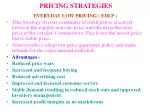 PRICING STRATEGIES - slide 1