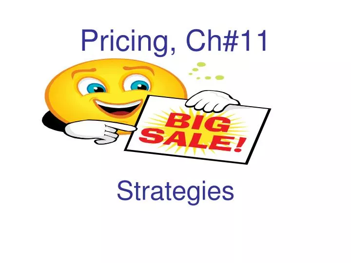 pricing ch 11