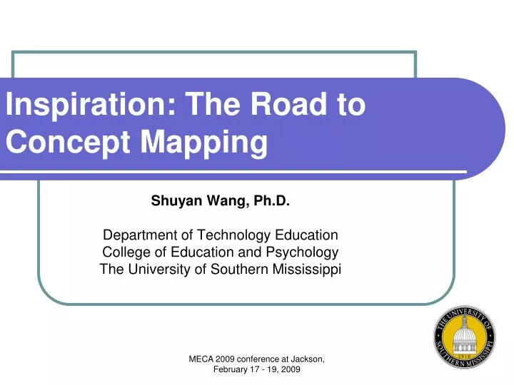 inspiration the road to concept mapping