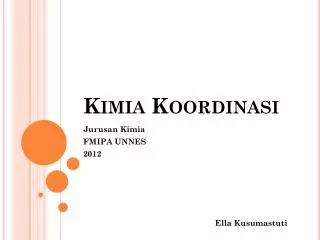 kimia koordinasi