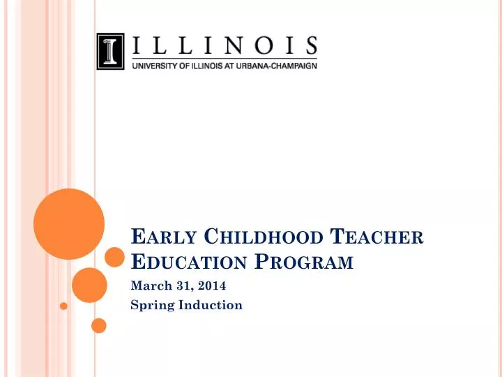 early childhood teacher education program
