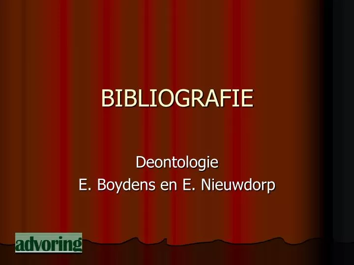 bibliografie