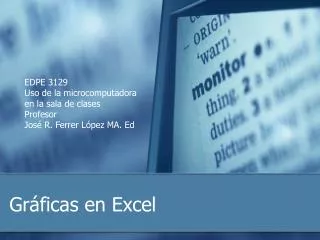 gr ficas en excel