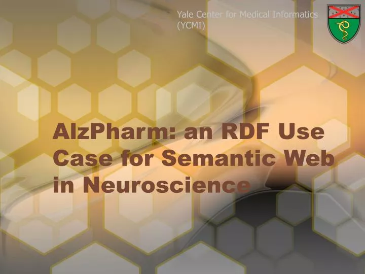 alzpharm an rdf use case for semantic web in neuroscience