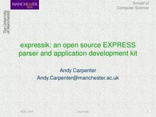 expressik: an open source EXPRESS parser and application development kit
