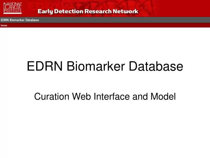 edrn biomarker database
