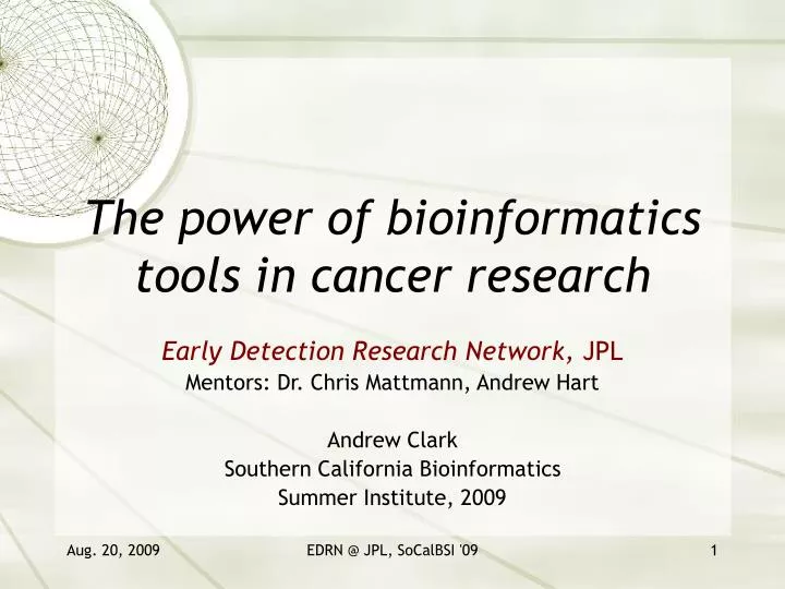 the power of bioinformatics tools in cancer research