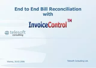 End to End Bill Reconciliation with