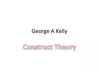 george a kelly