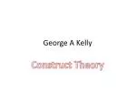 George A Kelly - slide 1